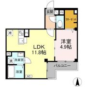 Skey residence井田中ノ町の間取り画像