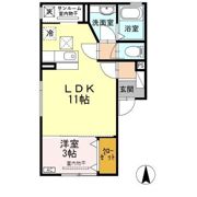 ユニ ステイ Vの間取り画像