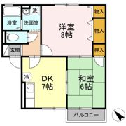 メゾングレースの間取り画像