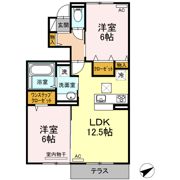 D-room十連寺 壱番館の間取り画像