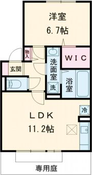 ロイヤルガーデン小佐世保 B棟の間取り画像