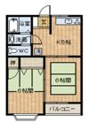 コーポワカマツの間取り画像