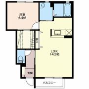 グランディス オオタ Aの間取り画像