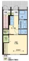 Casa confortavel(カーサ・コンフォターヴェウ)の間取り画像