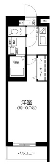 エルミ上落合の間取り画像