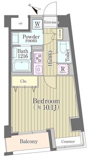 レジデンス西早稲田の間取り画像