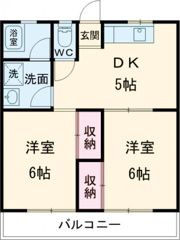 オリーブと春のコーヒー B棟の間取り画像