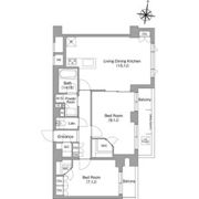 ミレーネ神戸住吉本町の間取り画像