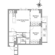 ミレーネ神戸住吉本町の間取り画像