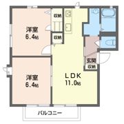 ロイヤルパレスI号館の間取り画像