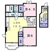 メゾンドソレイユ Bの間取り画像