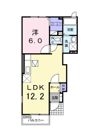フェリシダ矢蔵 Ⅲの間取り画像