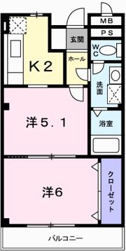 アンソレイエの間取り画像