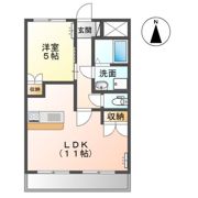 ジェミニ白銀 Bの間取り画像