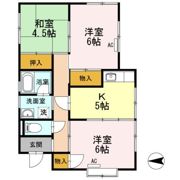泉玉露一丁目貸家2号の間取り画像