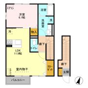 フラールの間取り画像