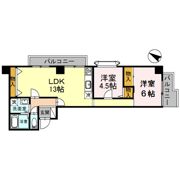 アベニールクニヤの間取り画像