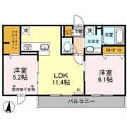 ﾛｲｼﾞｪﾝﾄﾊﾟｰｸｽ ﾚｲｸﾀｳﾝ Ⅲ Gの間取り画像