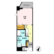 1/6th ﾜﾝｼｯｸｽの間取り画像