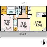 フリージア Ⅱの間取り画像