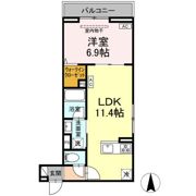 セレスティア大谷田Ⅲの間取り画像