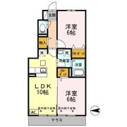 オアシス パティオの間取り画像