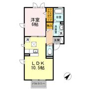 シャルマン ドミールBの間取り画像