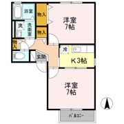 グランドール沢村 Aの間取り画像