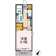 D -room茄子川 Aの間取り画像
