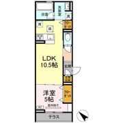 D crest 中之郷2丁目の間取り画像