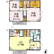 森下貸家 A棟の間取り画像