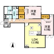 リバーステイツの間取り画像