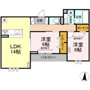 リバーステイツの間取り画像