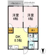 Mコーポの間取り画像