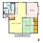 リーフレットエコーⅡ号館の間取り画像