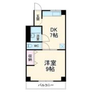 コーポラスヤングの間取り画像