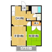 昴ハイツ Hの間取り画像