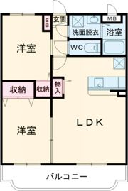 ユーミースマイルIIの間取り画像