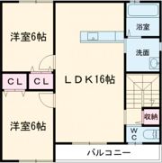 ムーンストーンBの間取り画像