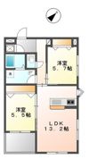 グランジュテの間取り画像