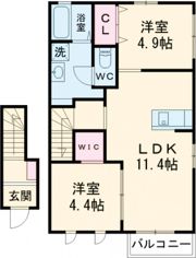 Charme（シャルム）の間取り画像