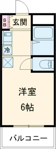 パルメゾン西脇の間取り画像