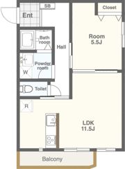 ル・メルシェの間取り画像