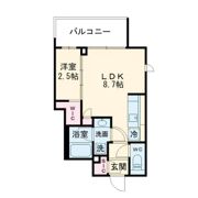 シーズンフラッツ福島の間取り画像