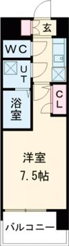 レジュールアッシュ神戸湊川公園の間取り画像