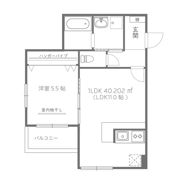 La vie Chouchou 大町の間取り画像