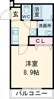 フジパレス出戸Ⅰ番館の間取り画像
