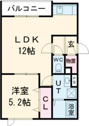 Indio北栄町の間取り画像