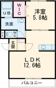 メション五稜郭公園の間取り画像