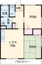 オークなかむらの間取り画像